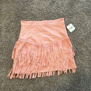 NWT ATLAR’D STATE fringe skirt
